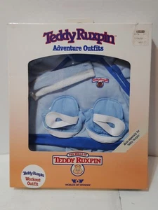 Completo allenamento avventura vintage 1985 World Oof Wonder Teddy Ruxpin - nuovo con scatola - Foto 1 di 3
