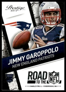 2014 Panini Prestige #11 Jimmy Garoppolo Road to the NFL Patriots NM+ - Picture 1 of 2