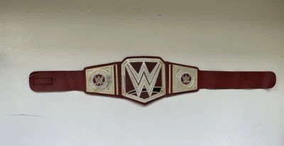 WWE Universal Champion Wrestling Title Belt Mattel 2014 Red And White WWF - Image 1 of 4