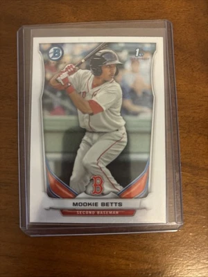 Lot Of 5 2014 Bowman Chrome Mookie Betts 1st - Image 1 of 2