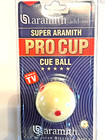 ARAMITH PRO CUP RED DOT MEASLES CUE BALL 2 1/4" NEW SHIP FREE BEWARE COPYCATS