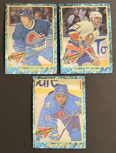 1993-94 Topps Premier mejor inserto #4 Owen Nolan #5 alfombrillas Sundin #7 Turgeon - Imagen 1 de 2