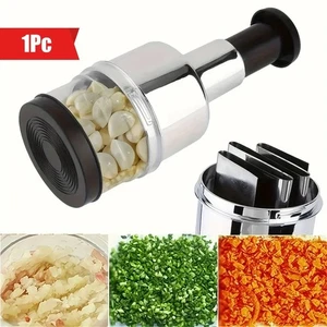 Gemüse Obst Salat Hand Zerkleinerer Schneider Zwiebel Knoblauch Lebensmittel Schneider Würfelschneider Schäler - Bild 1 von 14