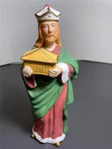 Vintage Christmas Ornament Homco 5207 Wise Man Nativity Figurine Replacement - Picture 1 of 1