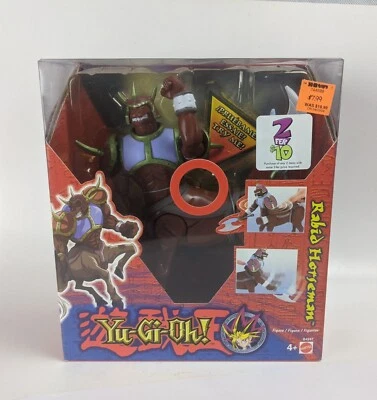 2002 Mattel Yu Gi Oh Rabid Horseman Action Figure Sealed Box Toy  - Image 1 of 3