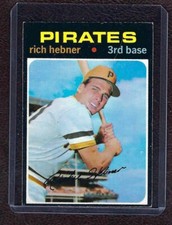 1971 Topps Baseball #212 Rich Hebner, Pittsburgh Pirates, NM!