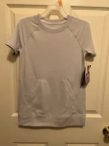 AVIA GIRLS LONGER LENGTH GRAY COLORED STUDIO TUNIC TOP SIZE S 6/6X NWT - Picture 1 of 11