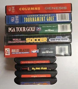 Sega Genesis Spiele (9): Ms. Pac-Man/Power Rangers/Bulls vs. Blazers/Columns/+++ - Bild 1 von 5