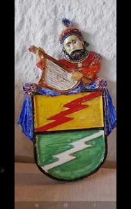 Heiliger Martin / Sankt Martin Keramik Handarbeit Relief - Grötzinger - Bild 1 von 1