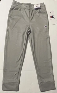Champion Youth 1644942 Fleece-lined Pants w Drawstring ~Oxford Heater Gray XS5/6 - Picture 1 of 4