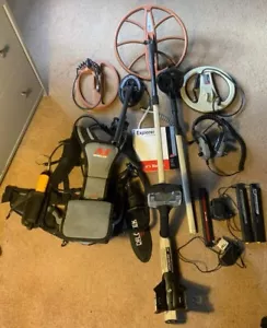 DETECTOR DE METALES MINELAB EXPLORER 2 MÁS 5 BOBINAS DE BÚSQUEDA MÁS MUCHOS ACCESORIOS - Imagen 1 de 24