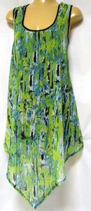 TS TAKING SHAPE plus size S- M / 18 Tropical Zone Tank top stretch hi-lo NWT! - Picture 1 of 1