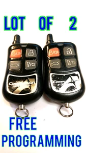 LOT OF 2 COMPUSTAR KEYLESS REMOTE START FOB TRANSMITTER O44JR1600 1WAMR-1600 - Picture 1 of 3