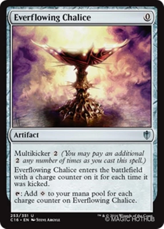 MTG - EVERFLOWING CHALICE - Commander 2016 (U) - Image 1 of 1