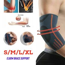 Elbow Support Brace Compression Sleeve Tennis Golfer Gym Arthritis Pain Relief