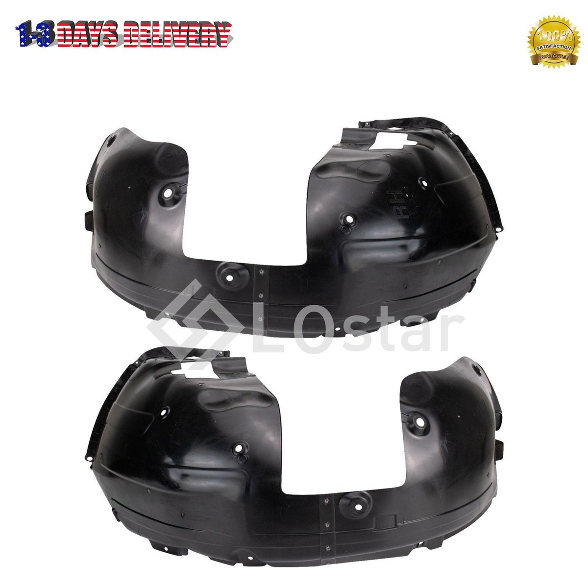 Front Passenger Side Fender Liner For 2019-2020 Kia Sorento - Direct Fit Replacement 13 thumbnail image
