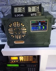 HAM / SWL dual desktop clock = local UTC time - Zdjęcie 1 z 6