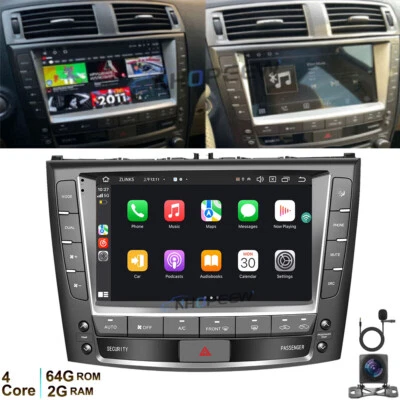 64GB Android 15 Carplay Car GPS Radio Stereo DSP For Lexus IS250 IS350 2005-2012 Foto 1 de 4