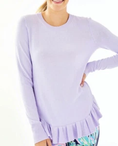 Lilly Pulitzer Estela Sweater in Light Lilac Verbena - Size Small NWT $128 - Picture 1 of 5