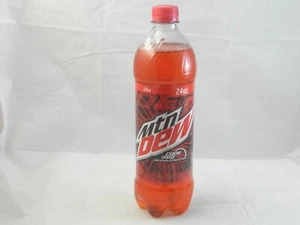 Mountain Dew Code Red Botella Completa 24 OZ 24 OZ Nueva MTN Etiqueta Descontinuada - Imagen 1 de 12