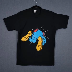 Camisa Mickey & Co Talla Única Para Todos Goofy Doble Gráfico Camiseta De Colección Puntada Única - Imagen 1 de 11