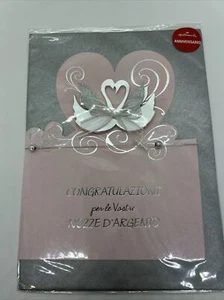 Glückwunschkarte Silberhochzeit Jahrestag Hochzeit Glückwünsche Geschenk￼ - Bild 1 von 4