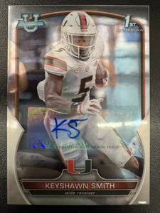 2022 Bowman University Chrome - Chrome Prospect Autographs Keyshawn Smith #55 - Picture 1 of 2