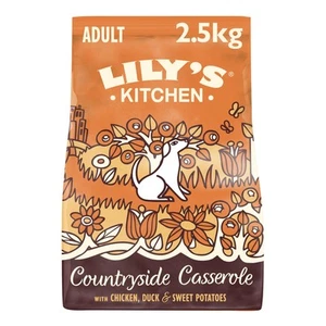 Lily's Kitchen Made with Natural Adult Dry Dog Food Chicken & Duck 2.5kg - Picture 1 of 5