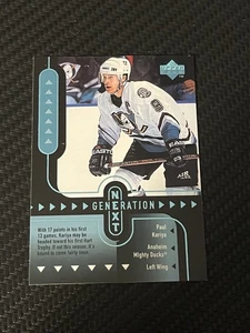 1998-99 Upper Deck Generation Next Paul Kariya Chris Drury #GN21 HOF - Bild 1 von 2