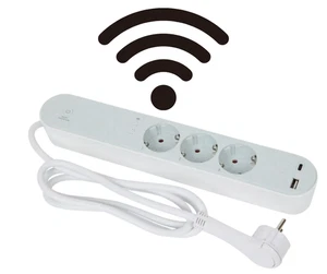 Steckdosenleiste mit USB LSC Smart Connect A 5-Wege 3680 Watt 230 Volt - Bild 1 von 3