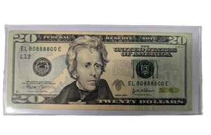 Neuer unzirkulierter 20 $ Zwanzig Dollar Schein Serie 2004 ONE NOTE - Bild 1 von 2