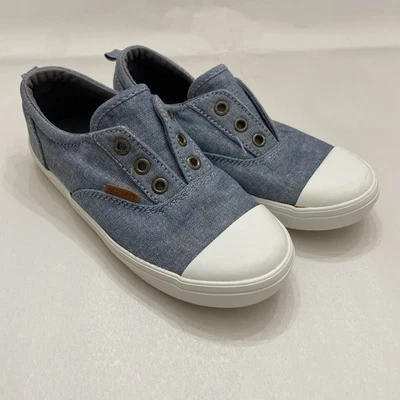Old Navy - Zapatos sin cordones - Juvenil Talla 11 Azul Cambray Foto 1 de 4