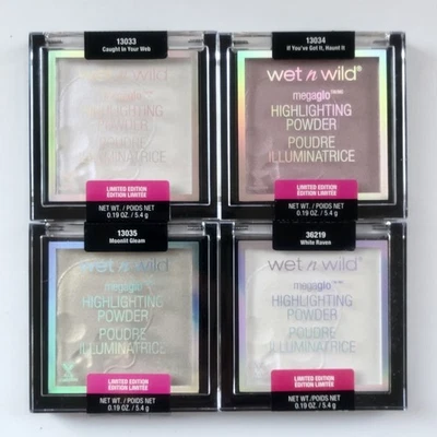 4 Wet n' Wild Megaglo Skull Highlighters, Halloween - Image 1 of 4