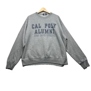Vintage Cal Poly JanSport Sweatshirt L grau Alumni San Luis Obispo USA 90s MÄNGEL - Bild 1 von 16
