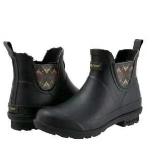 *NIB*Pendleton Women's Sierra Sunset Chelsea Lined Boot (Black,8) - Picture 1 of 4