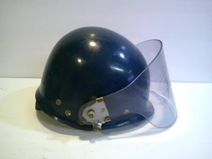 Gentex Rioter - Vintage 1970s Police Riot Helmet w Clear Face Shield - Picture 1 of 8