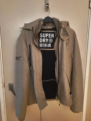 Superdry Mountain SD Windcheater Beige Jacket size  XXL - Image 1 of 4