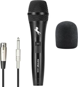 Handheld Wired Microphone, Cardioid Dynamic Vocal Mic with 13ft Cable - Kareoke - Picture 1 of 8
