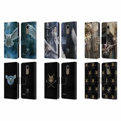 OFFICIAL ANNE STOKES OWLS LEATHER BOOK WALLET CASE COVER FOR LG PHONES 1 - Image 1 of 4