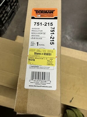 Motor de ventana eléctrica &amp; regulador para Nissan Versa 2008-2011 NOS Foto 1 de 2