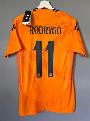Camiseta de fútbol visitante Rodrygo Real Madrid 24/25 IZ1642 Adidas para hombre talla S Foto 1 de 4