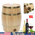 10LPine Barrel Cask Wooden Storage Wine Brandy Whiskey  Dispenser Barrel new