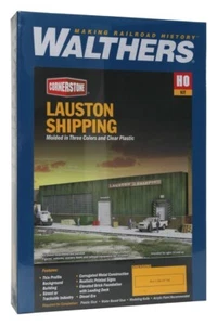 HO Walthers Cornerstone 933-3191 Lauston Shipping Background Building - Picture 1 of 1