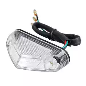 Universale Moto Rosso led Moto Faro Fanale Luce Stop Posteriore 12v yamaha - Bild 1 von 2