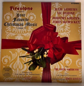 A66 Firestone: Your Favorite Christmas Music Vol 4, 1965 SLP 7011 -Julie Andrews - Picture 1 of 4