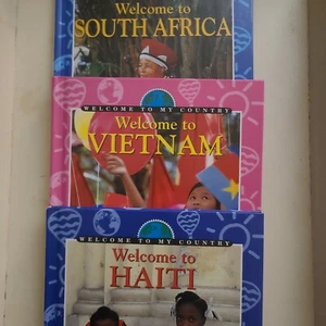 Welcome to My Country HAITI VIETNAM SOUTH AFRICA Library Binding NEW - Picture 1 of 7