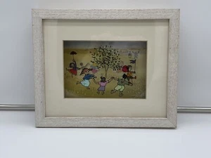 Jean-Pierre Weill 3D Painting Vitreography Children Playing/Dancing 762/950 - Picture 1 of 10
