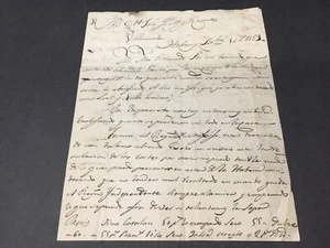 1821 Spanish  Colonial Letter from CUBA HABANA TO TARRAGONA SPAIN (ABOUT WINE) - Picture 1 of 10