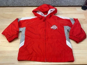 Ohio State Mighty Mac Sports Red Toddler 3T Child Full Zip Track Jacket FLAW - Picture 1 of 5