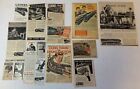 collection/lot of fifteen LIONEL TRAINS ads ~ 1930's-1960's